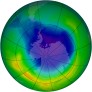 Antarctic Ozone 1989-10-25